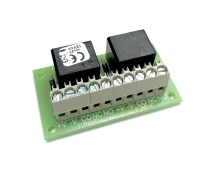 Relekortti 24 VDC, 2 kpl releitä vaihtokoskettimella