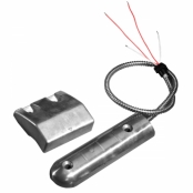 DCF102 Nosto-oven magneettikosketin, 1x avautuva, 2m kaapeli+johtosuojus, kosketinväli 50mm