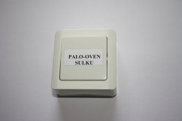 SP-1PK Sulkupainike pinta-asennukseen valkoinen