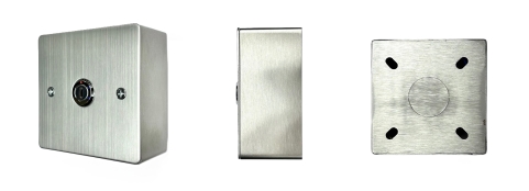 Avainkytkin AK33P, 3-asentoinen, pinta-asennukseen, ruostumaton teräs