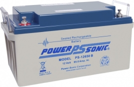 Akku 12V 65Ah Powersonic PS-12650