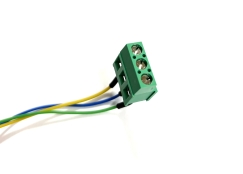 Kytkentäliitin TBC-5 ruuveilla mikrokytkinlukoille